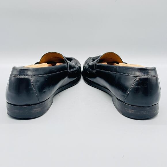 Cole Haan Shoes Mens 10.5 Black Leather Tassel Loafers Moc Toe Dress Casual main image 8